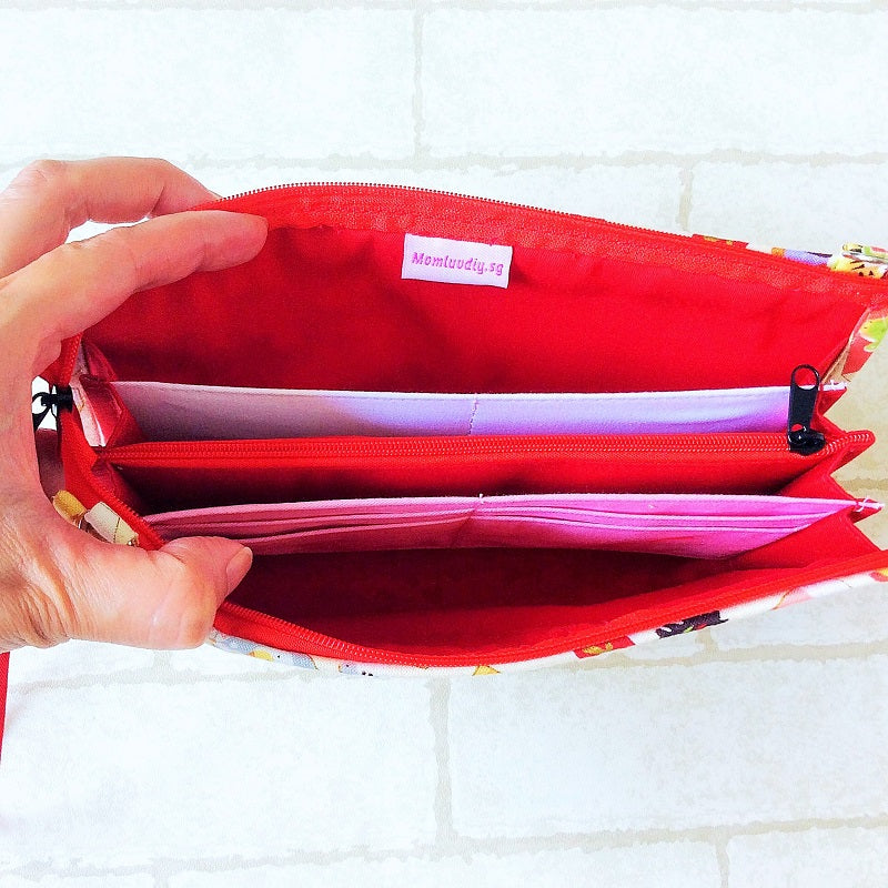 Slim Wallet Organizer | Travel Organizer | Weekend Pouch | Slim Red Packet Organizer | Slim Wallet Organizer 2B07