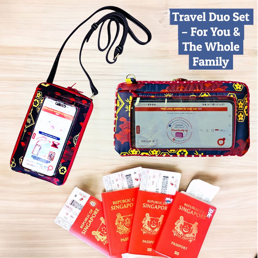 Everyday Swipe Travel Pouch | Smartphone Sling 1B02 (CNY Black)