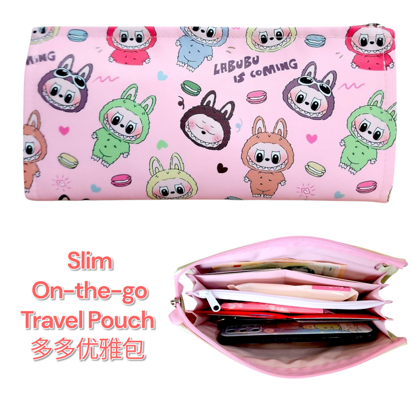 Slim Wallet Organizer | Travel Organizer | Weekend Pouch | Slim Red Packet Organizer | Slim Wallet Organizer 2B03