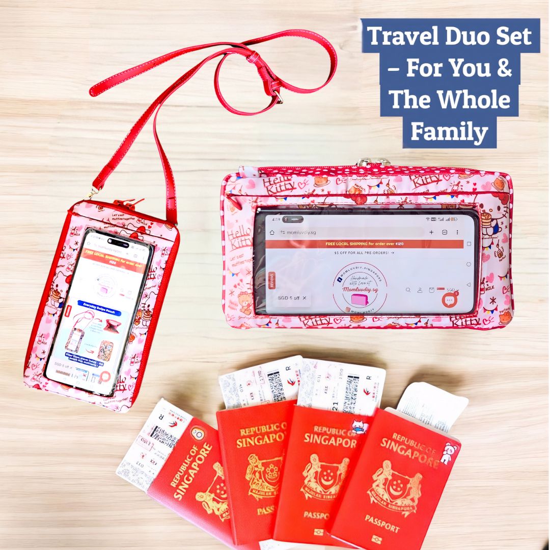 Everyday Swipe Travel Pouch | Smartphone Sling 1B05 (White HK)
