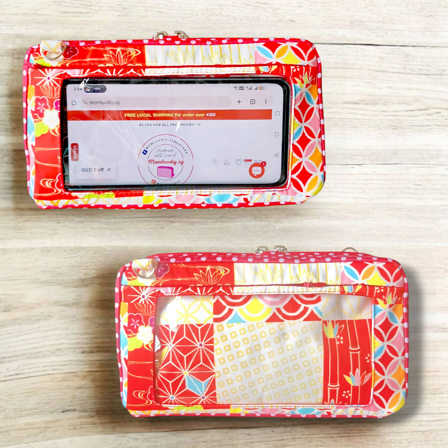 Smartphone Family Travel Pouch | Family Passport Organiser | Smartphone Organiser 3B17 (CNY)