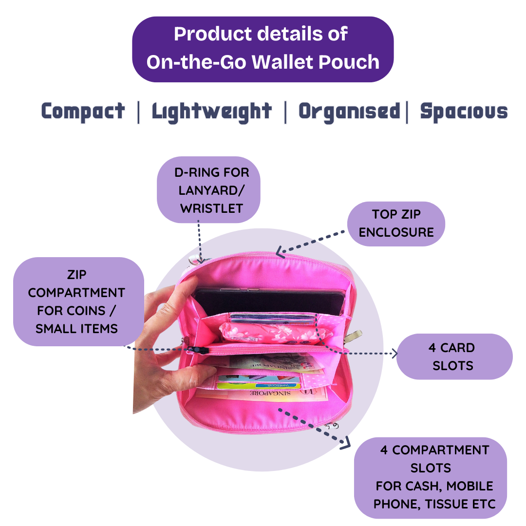 Handy Sling Wallet | Long Wallet | Sling Wallet | Functional Wallet | Handy Long Wallet Design 1B07