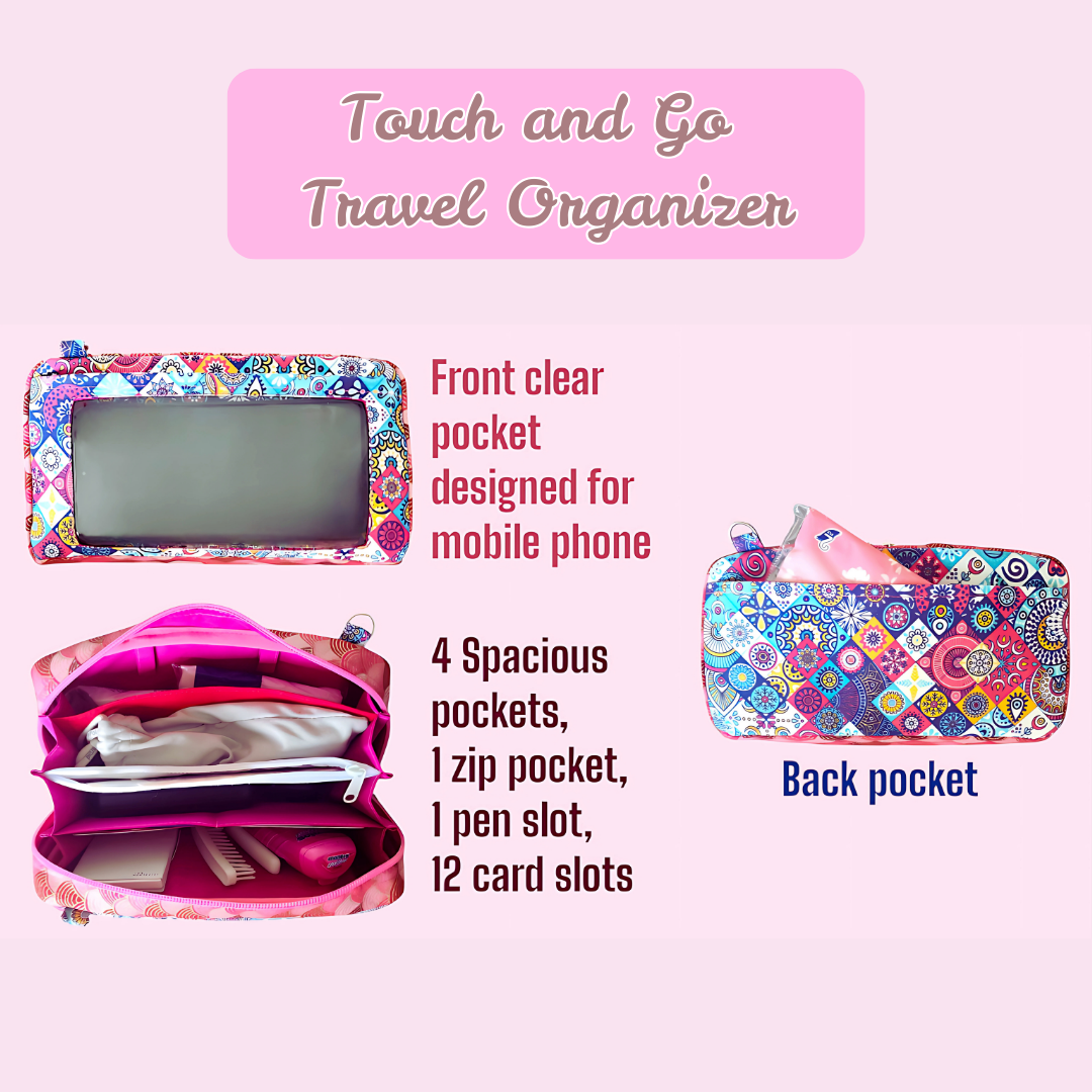 PREORDER for Touch and Go Travel Organizer | SELECT Your Preferred Fabric