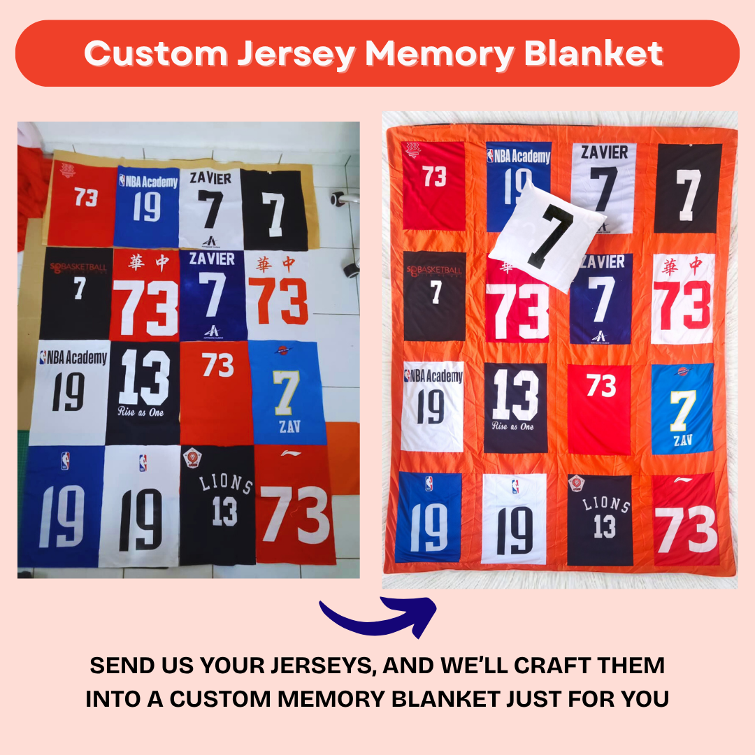 Custom Memory Blanket (Jersey Edition)