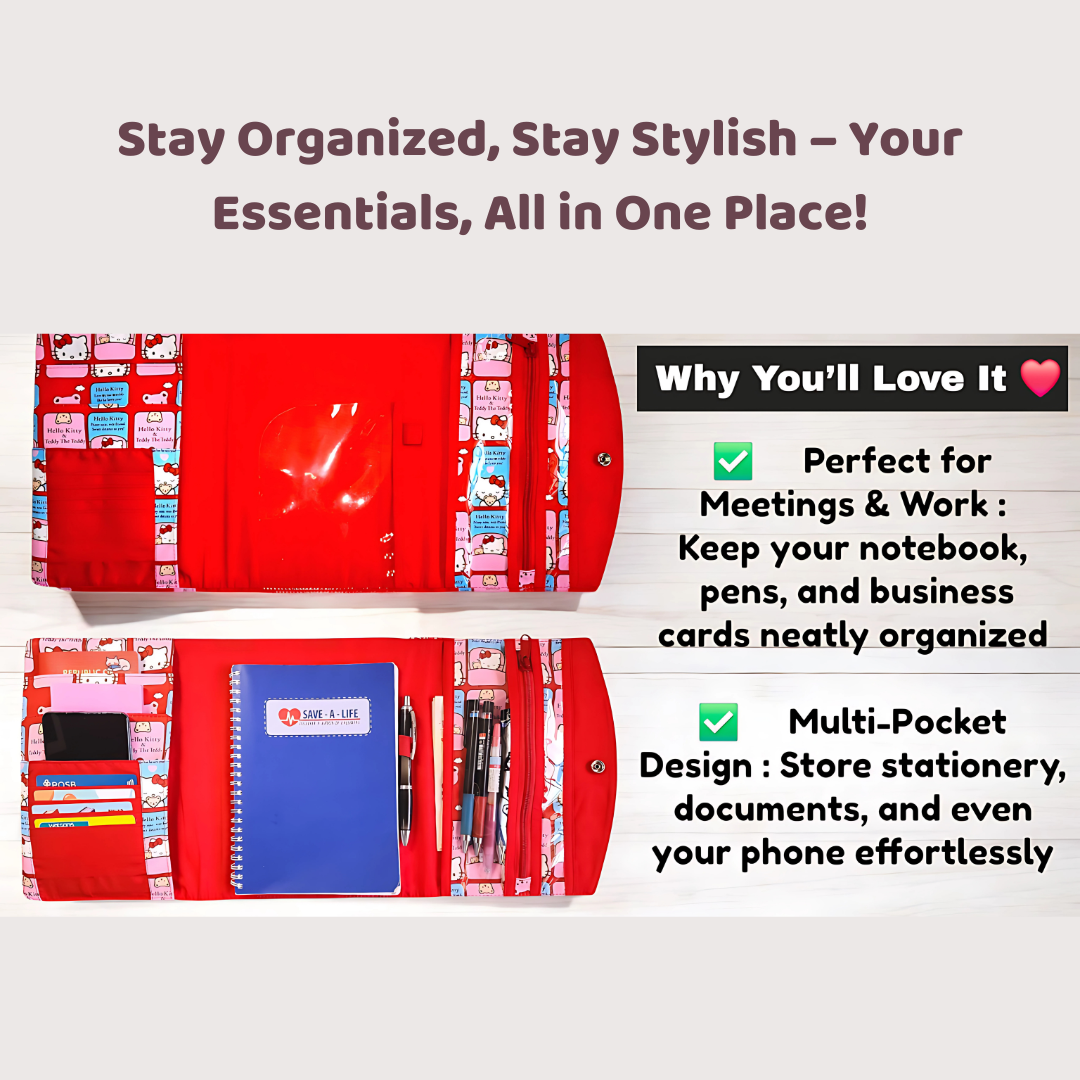 PREORDER for All-in-One Notebook Organizer | SELECT Your Preferred Fabric