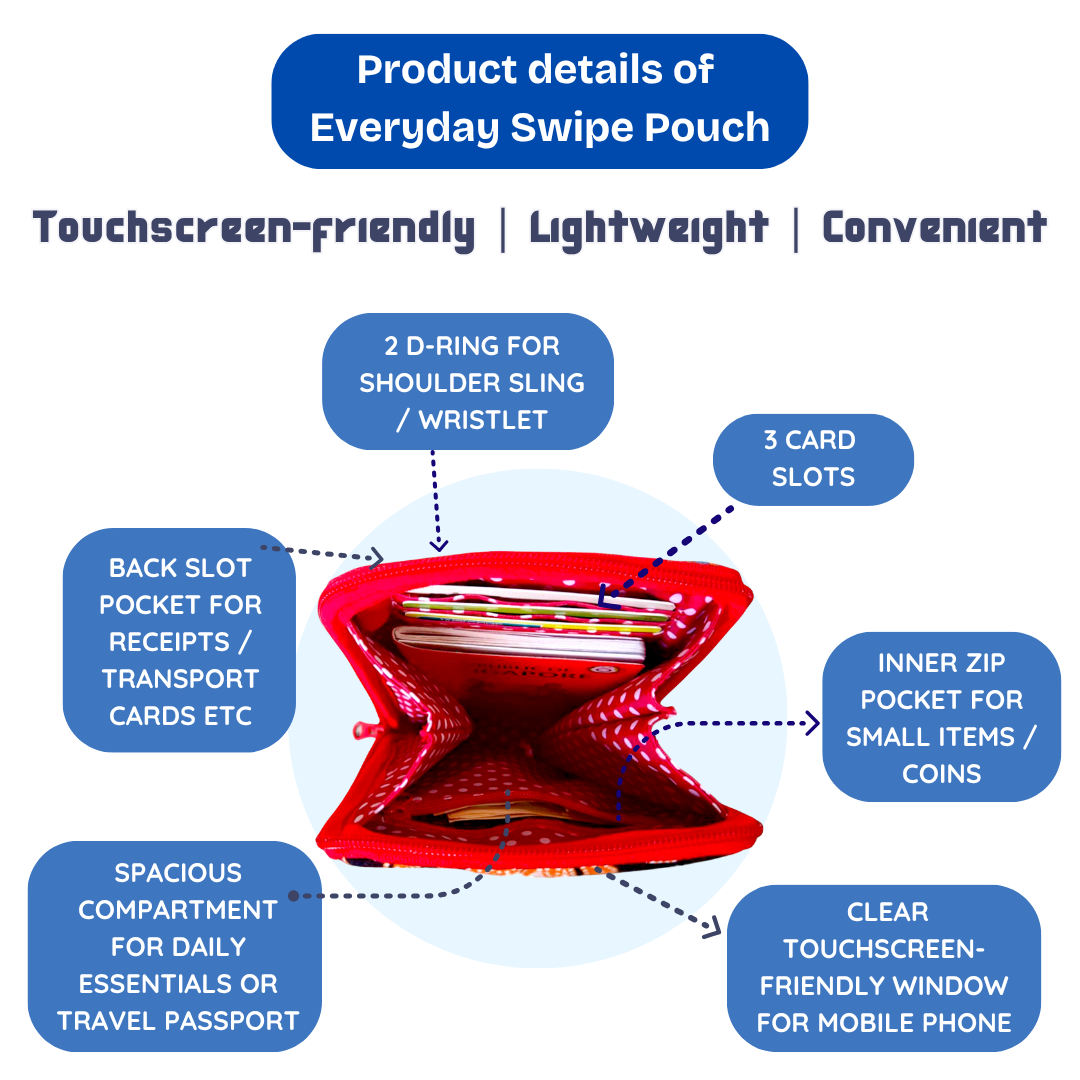PREORDER for Everyday Swipe Pouch | SELECT Your Preferred Fabric