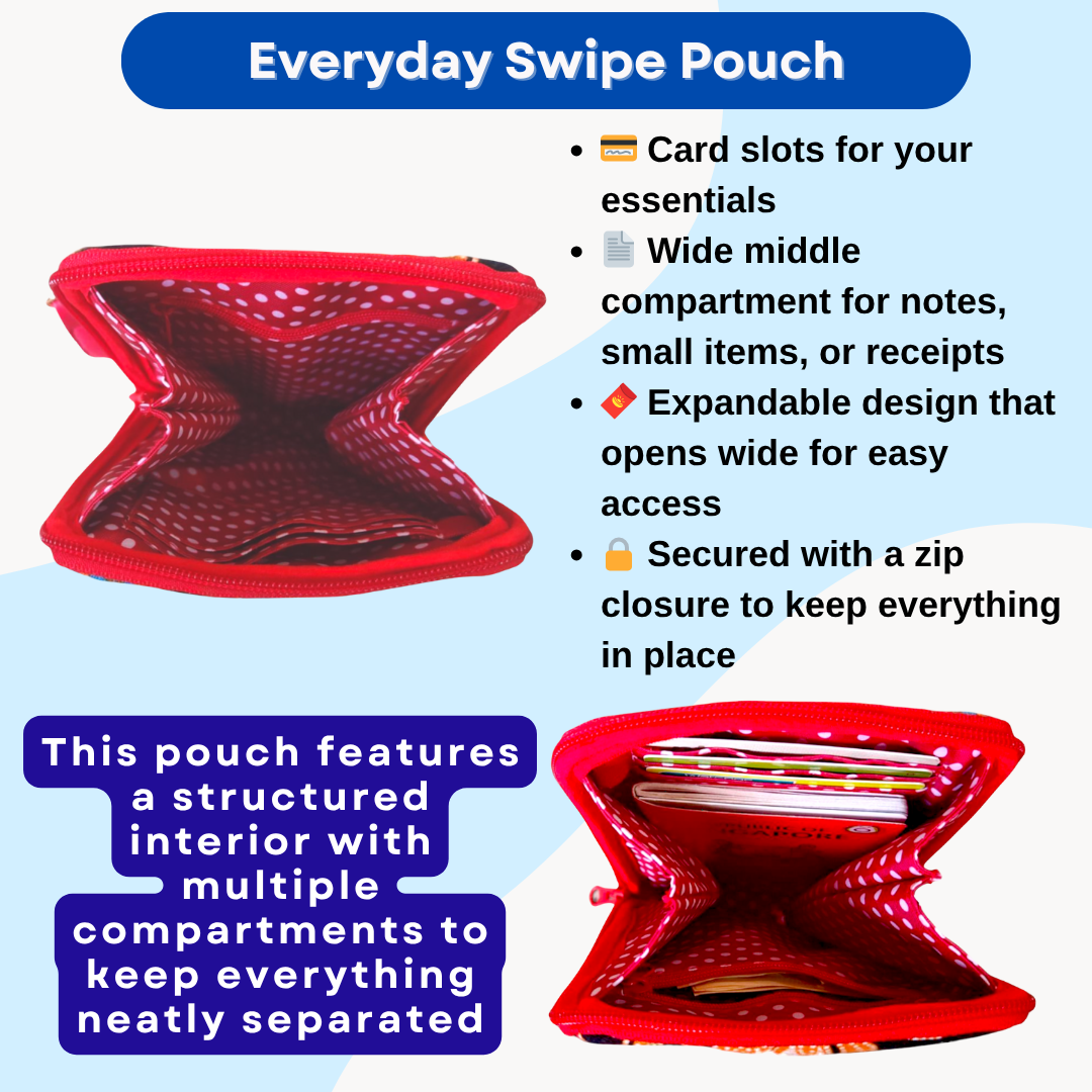 PREORDER for Everyday Swipe Pouch | SELECT Your Preferred Fabric