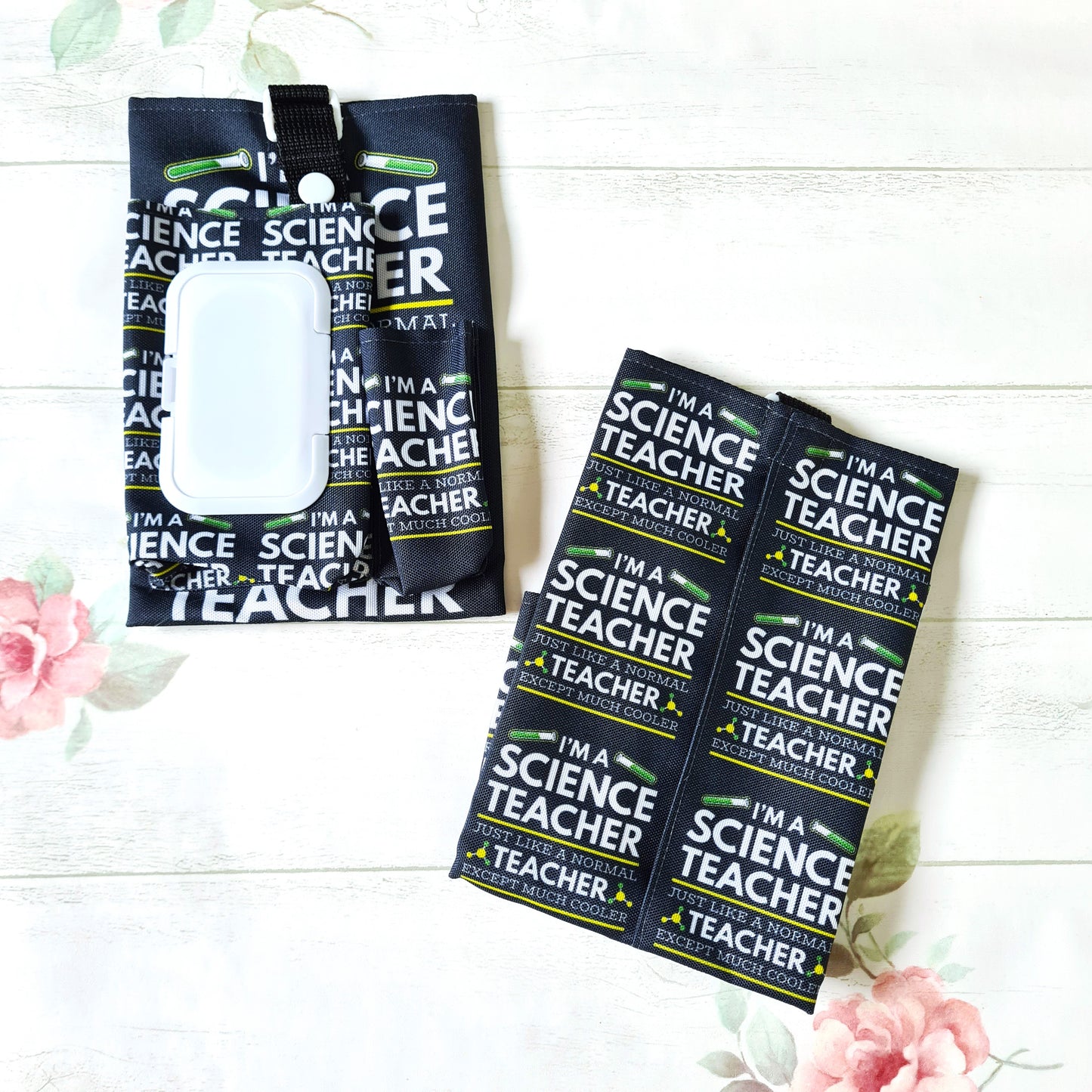 Teacher's Day Gift | I'm a Science Teacher 3 in 1 Tissue Pouch | Travel Tissue Wet Tissue Sanitiser