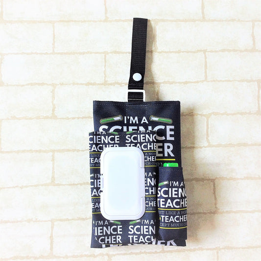 Teacher's Day Gift | I'm a Science Teacher 3 in 1 Tissue Pouch | Travel Tissue Wet Tissue Sanitiser
