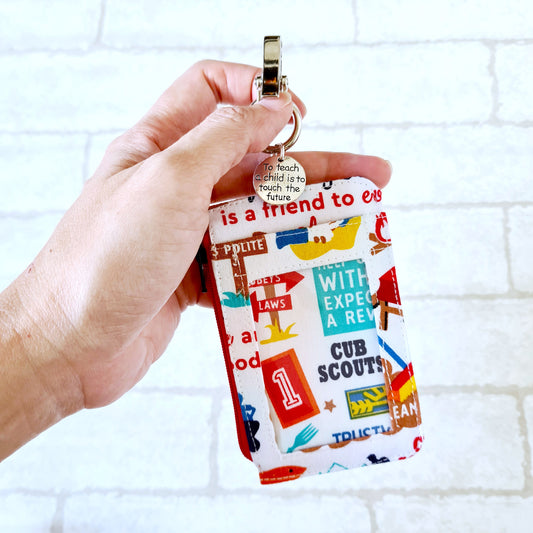 Teacher's Day Gift | Clear Card Holder Pouch with charm | Handy Card Pouch Design 12 Community