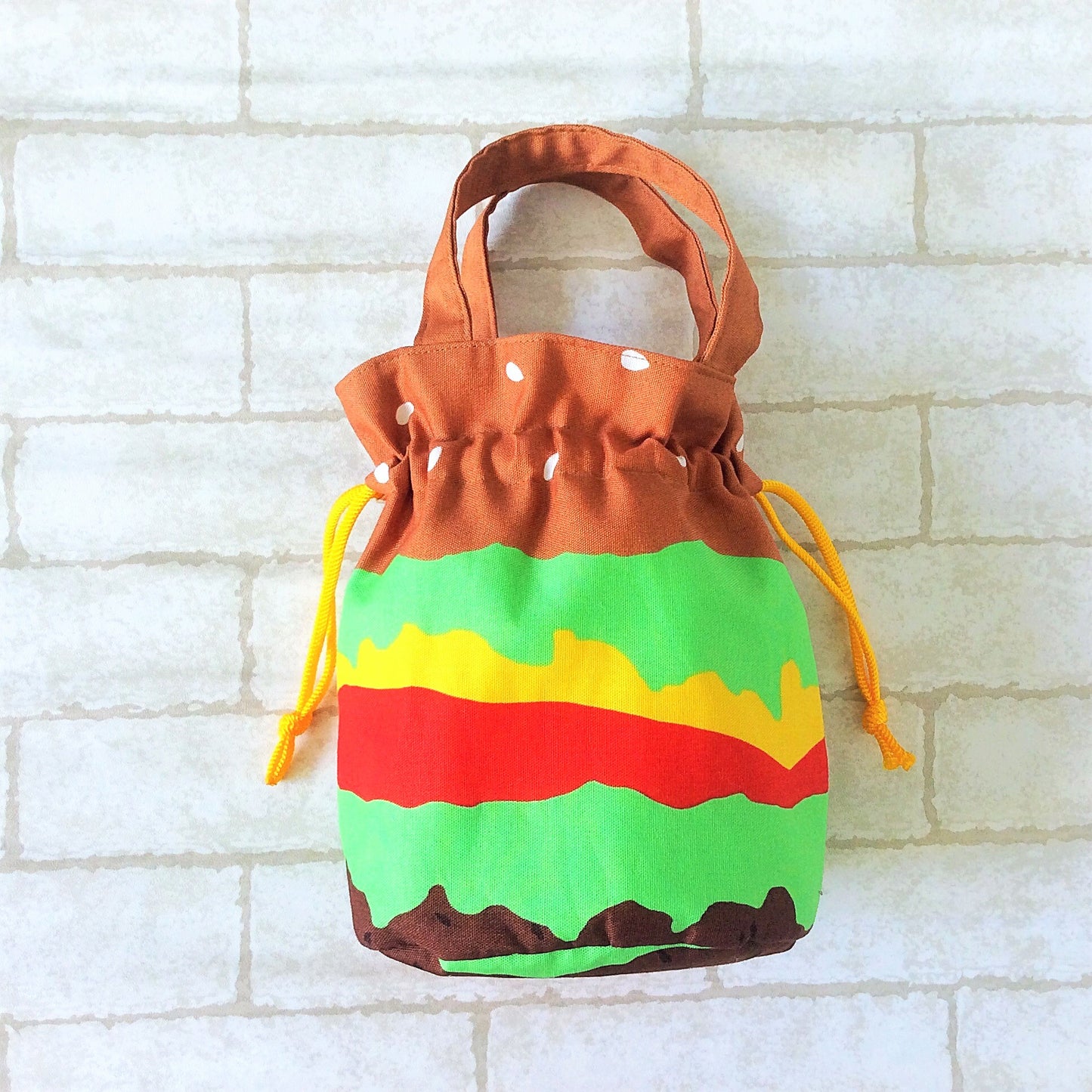 Mandarin Orange Carrier | Carrier for 4 Oranges | Chinese New Year Carrier | Orange Carrier Hamburger Design 21B39