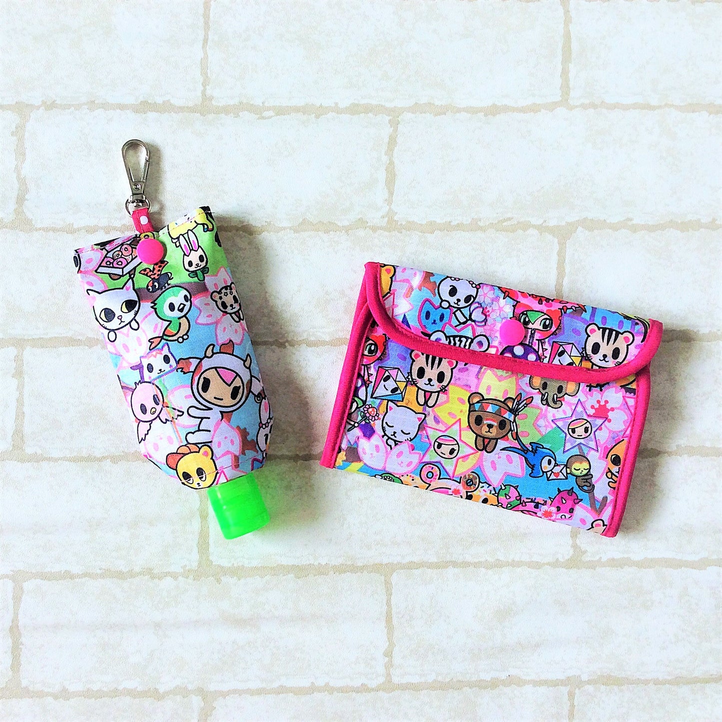 READY STOCK: SURGICAL MASK POUCH | 2 in 1 Surgical Mask Wallet cum Tissue Pouch | Design 4B23