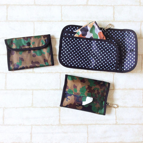 READY STOCK: SURGICAL MASK POUCH | 2 in 1 Surgical Mask Wallet cum Tissue Pouch | Design 4B28