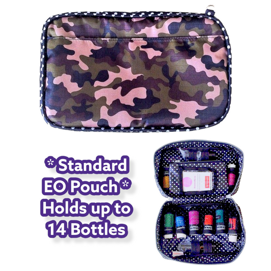 Essential Oil Bottle Travel Pouch | 8 Bottle Essential Oil Pouch | 12 Bottle Essential Oil Pouch | Army Design 02