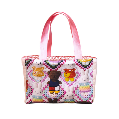 REVERSIBLE Bag A5 Size | Reversible Bag A5 Size Bunny Design R005
