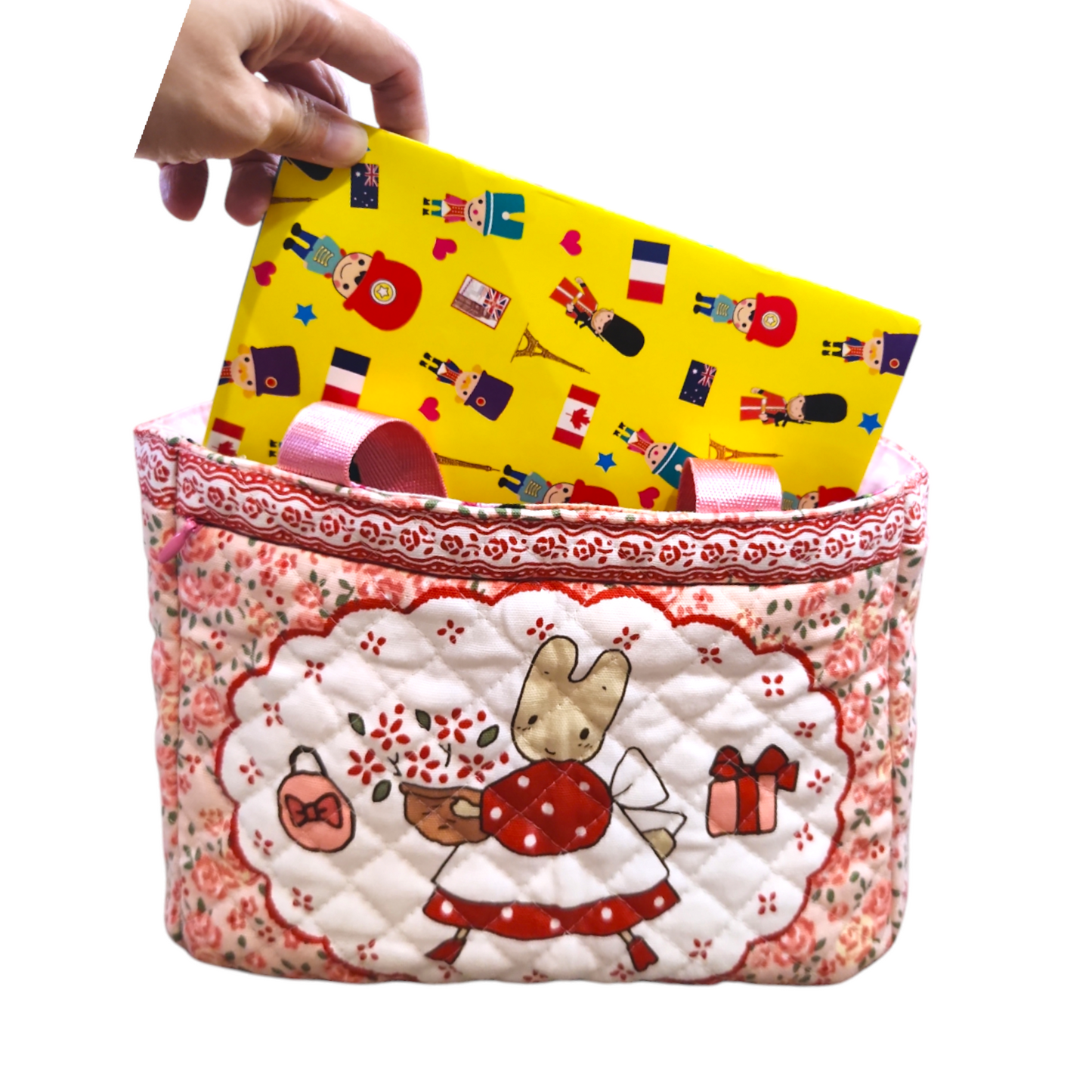 REVERSIBLE Bag A5 Size | Reversible Bag A5 Size Bunny Design R005