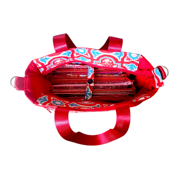 2 in 1 Red Packet Bag cum Organiser | Holds 120 Red Packets | 2 in 1 Red Packet Bag CNY Design B003