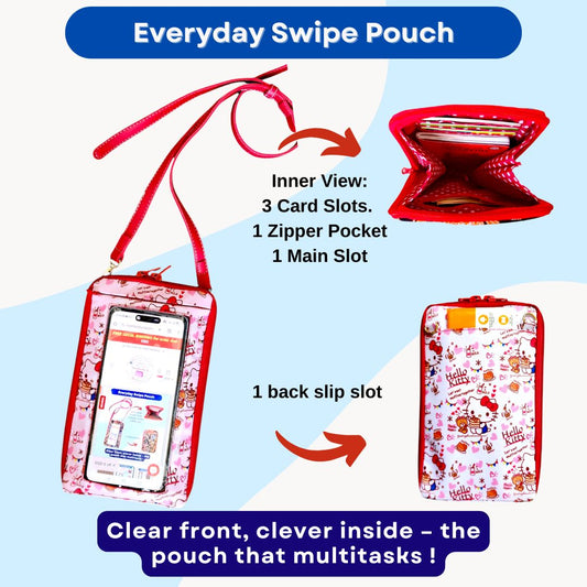 Everyday Swipe Travel Pouch | Smartphone Sling 1B05 (White HK)