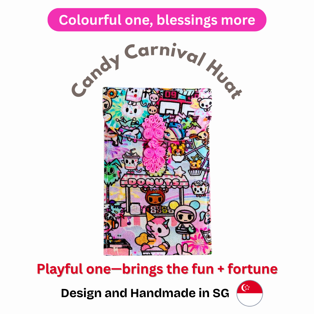 Handmade Fabric Angbao Cash Pouch (Fits Big Notes) | Reusable AngBao | CNY 2026 Angbao