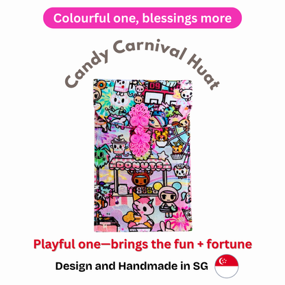 Handmade Fabric Angbao Cash Pouch (Fits Big Notes) | Reusable AngBao | CNY 2026 Angbao