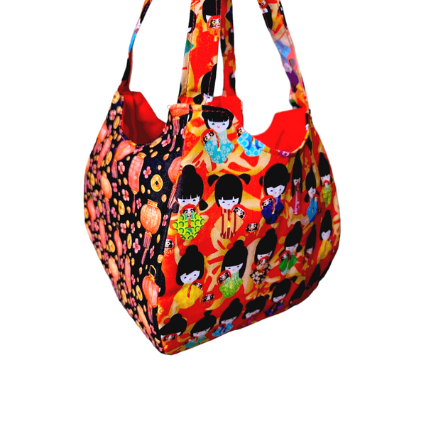 Mandarin Orange Carrier | Orange Bag up to 8 Oranges | Chinese New Year Carrier | Orange Carrier CNY Dolls Design 31B42