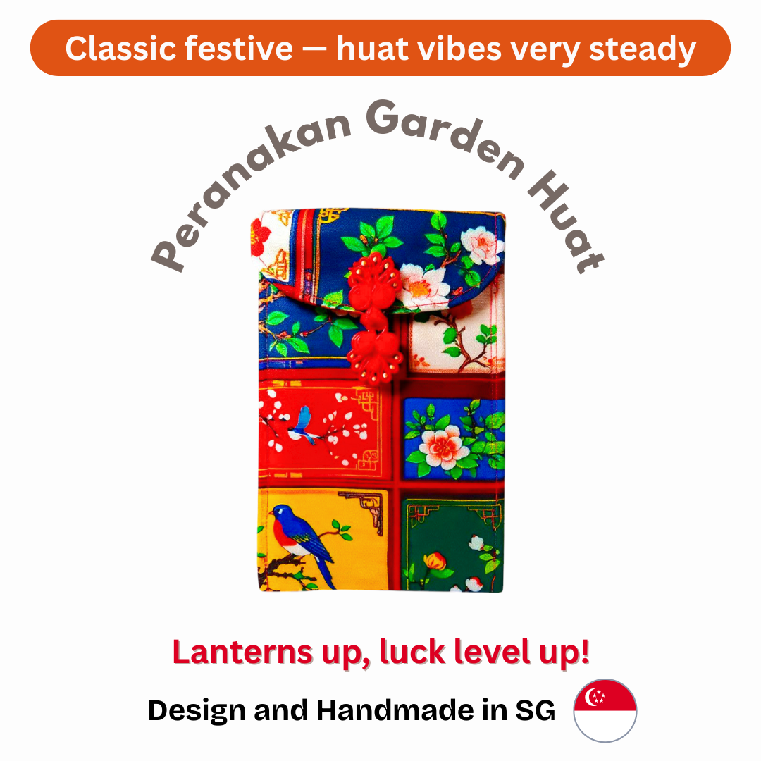 Handmade Fabric Angbao Cash Pouch (Fits Big Notes) | Reusable AngBao | CNY 2026 Angbao