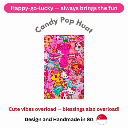 Handmade Fabric Angbao Cash Pouch (Fits Big Notes) | Reusable AngBao | CNY 2026 Angbao
