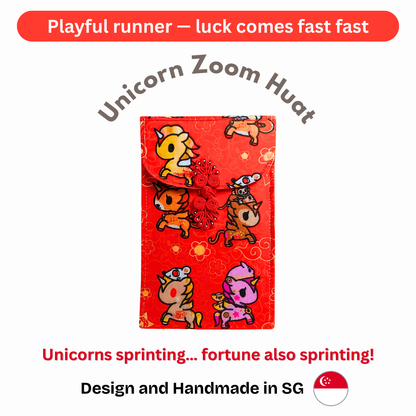 Handmade Fabric Angbao Cash Pouch (Fits Big Notes) | Reusable AngBao | CNY 2026 Angbao