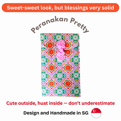 Handmade Fabric Angbao Cash Pouch (Fits Big Notes) | Reusable AngBao | CNY 2026 Angbao