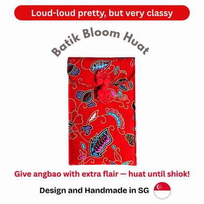 Handmade Fabric Angbao Cash Pouch (Fits Big Notes) | Reusable AngBao | CNY 2026 Angbao