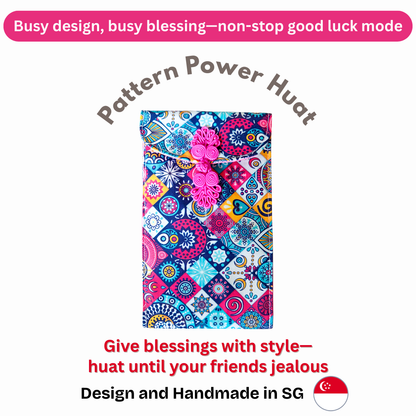 Handmade Fabric Angbao Cash Pouch (Fits Big Notes) | Reusable AngBao | CNY 2026 Angbao