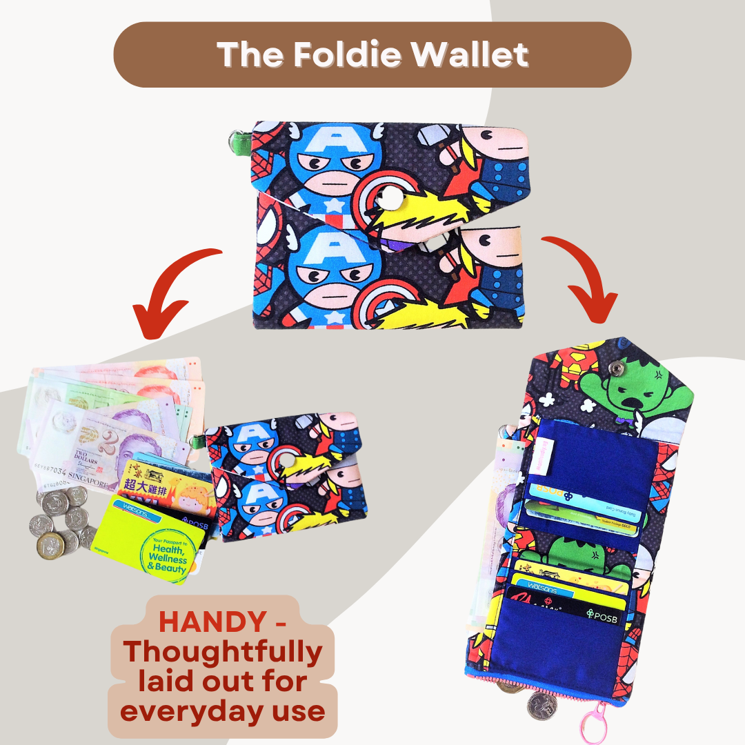 Wallet for school going kids | Small Wallet | Handy Wallet | Folded Wallet | Small Wallet Design 1B04