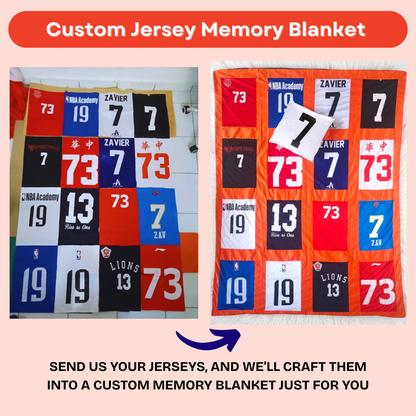Custom Memory Blanket (Jersey Edition)