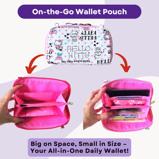 Handy Sling Wallet | Long Wallet | Sling Wallet | Functional Wallet | Handy Long Wallet Design 1B07