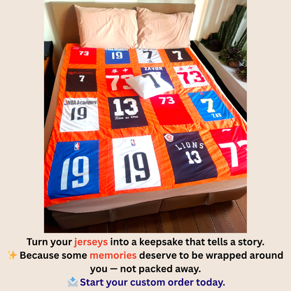 Custom Memory Blanket (Jersey Edition)