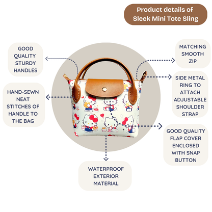PREORDER for Sleek Mini Tote Sling | SELECT Your Preferred Fabric