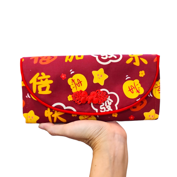 FLAP Ang Bao Organizer |  Pouch for Red Packets | Flap Organiser 50 Red Packets | Flap CNY Design 33B60