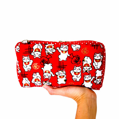 SPACIOUS Hong Bao Organizer | Ang Pao Wallet | Spacious Organizer 100 Red Packets | Spacious Fortune Cat Design 31B01