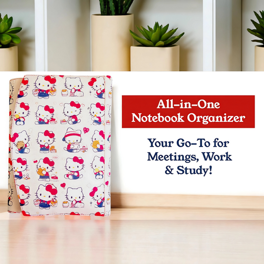 All-in-One Notebook Organizer | WorkPrep Organizer| Notebook Organizer 1B01 (Cream HK)
