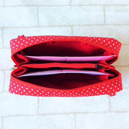SPACIOUS Hong Bao Organizer | Ang Pao Wallet | Spacious Organizer 100 Red Packets | Spacious Fortune Cat Design 31B01