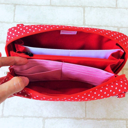 SPACIOUS Hong Bao Organizer | Ang Pao Wallet | Spacious Organizer 100 Red Packets | Spacious TKDK Pink Design 31B13