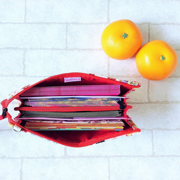 SLIM Red Packet Organizer | Ang Pow Organiser | Slim Organiser 70 Red Packets | Slim CNY Design 31B21