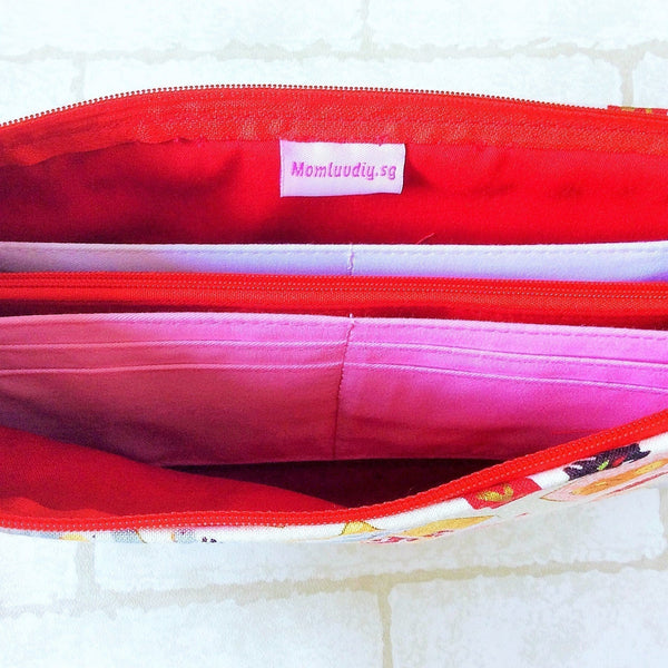 SLIM Red Packet Organizer | Ang Pow Organiser | Slim Organiser 70 Red Packets | Slim SIA Red Design 31B19