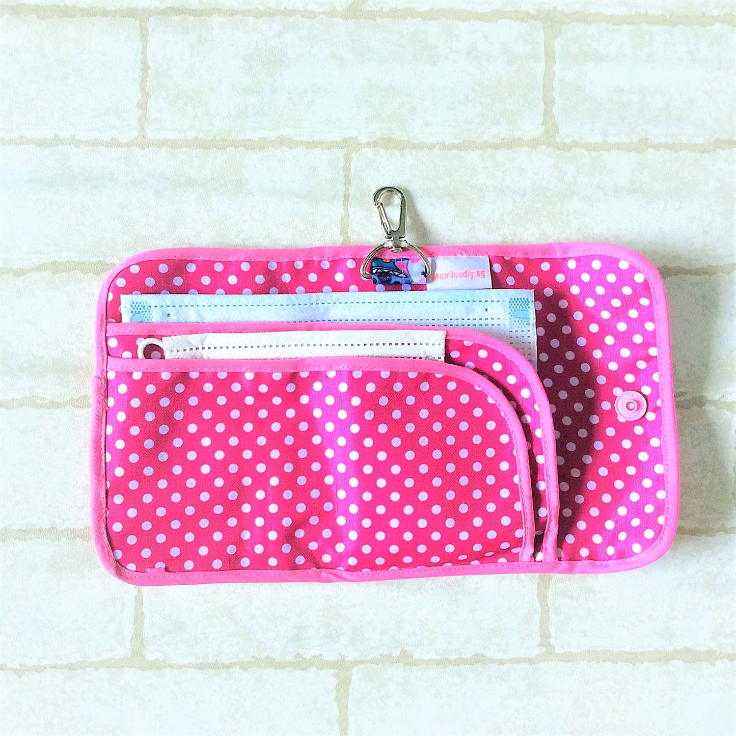 READY STOCK: SURGICAL MASK POUCH | 2 in 1 Surgical Mask Wallet cum Tissue Pouch | Design 2B02