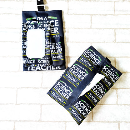 Teacher's Day Gift | I'm a Science Teacher 3 in 1 Tissue Pouch | Travel Tissue Wet Tissue Sanitiser