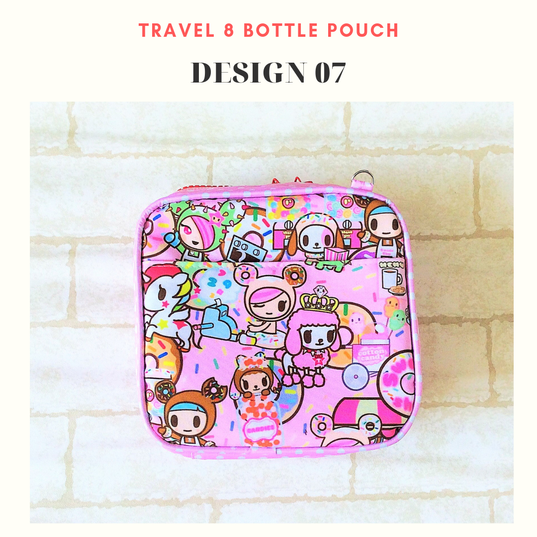 Essential Oil Bottle Travel Pouch | 8 Bottle Essential Oil Pouch | 12 Bottle Essential Oil Pouch | TKDK Design 07