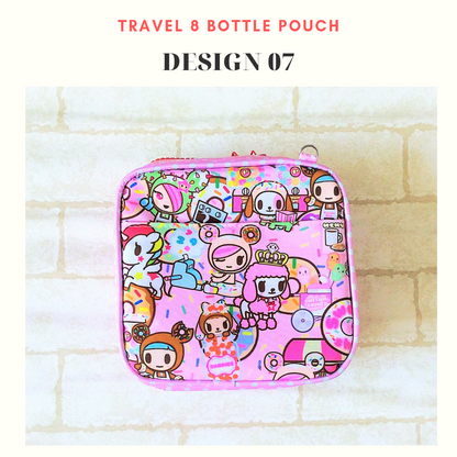 Essential Oil Bottle Travel Pouch | 8 Bottle Essential Oil Pouch | 12 Bottle Essential Oil Pouch | TKDK Design 07