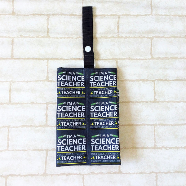 Teacher's Day Gift | I'm a Science Teacher 3 in 1 Tissue Pouch | Travel Tissue Wet Tissue Sanitiser