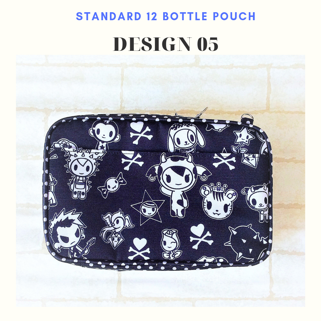 Essential Oil Bottle Travel Pouch | 8 Bottle Essential Oil Pouch | 12 Bottle Essential Oil Pouch | TKDK Design 05