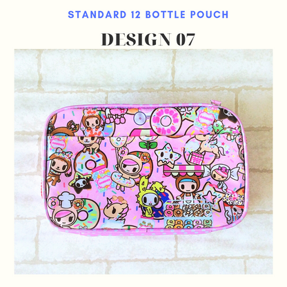 Essential Oil Bottle Travel Pouch | 8 Bottle Essential Oil Pouch | 12 Bottle Essential Oil Pouch | TKDK Design 07